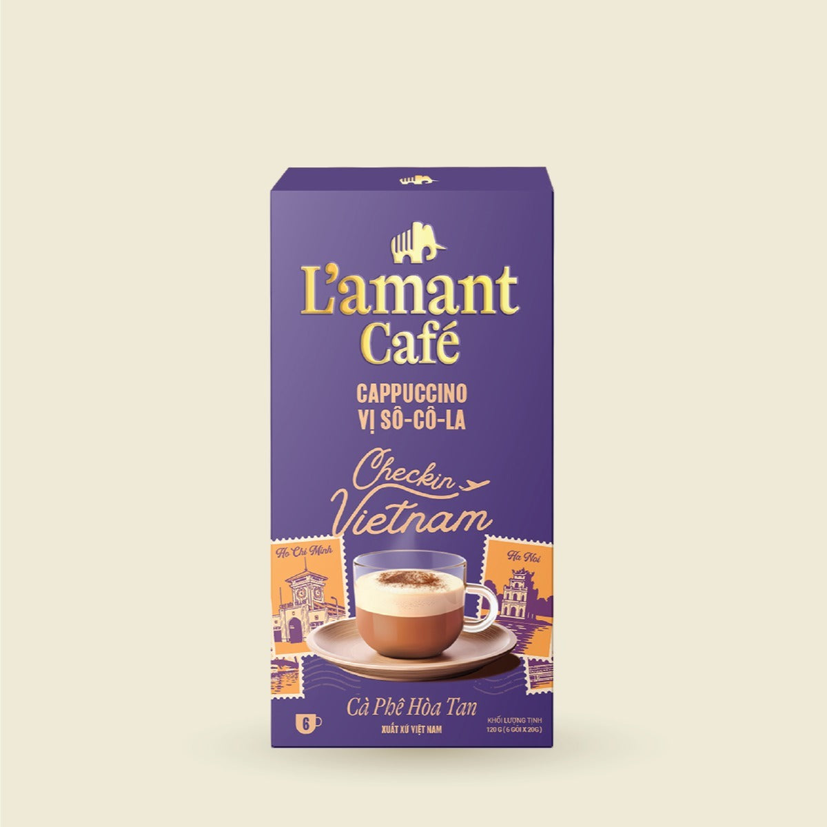 L'amant Cafe Chocolate Cappuccino Instant Coffee
